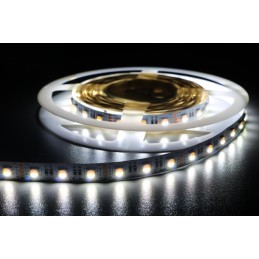 Светодиодная лента PROFI 19,2 Вт/м, 12В, 60LED RGB + Вт 6500К, IP33