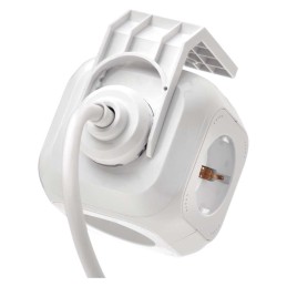 Jatkojohtosovitin, kupu, 2x USB, 4x pistorasia, 1,9m SCHUKO