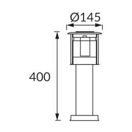 Saulės energijos LED šviestuvas, montuojamas ant paviršiaus, ESTERA 0,12 W, šaltas