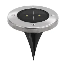 Antžeminis/požeminis saulės LED šviestuvas GARET c 0,5 W šaltas, apvalus