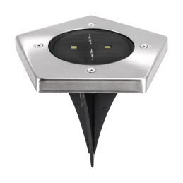 Antžeminis/požeminis saulės LED šviestuvas GARET c 0,5 W šaltas, 5 pusių