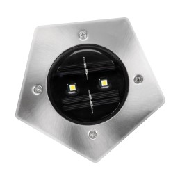 GARET c 0,5w 0,5w kylmä, 5 neliö, Maahan/maahan asennettava aurinko-LED-valaisin GARET c 0,5w kylmä, 5 neliö