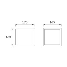 Numbrivalgusti Maxim E27 IP54 hall