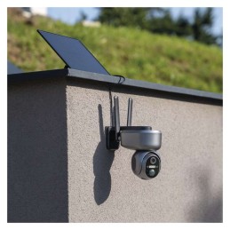 Outdoor pivoting camera IP-6000 OWL with 4G/ LTE, grey