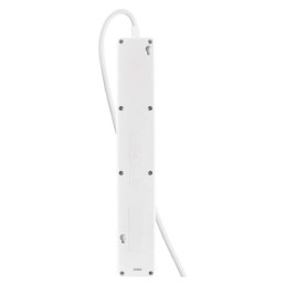 Extension Cord 3 m / 5 sockets / switch / white / PVC / with USB / 1.5 mm2