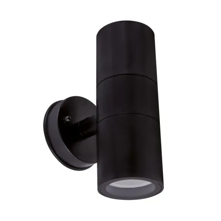 Hermetiškas sieninis lauko šviestuvas Gordon double gu10 juodas