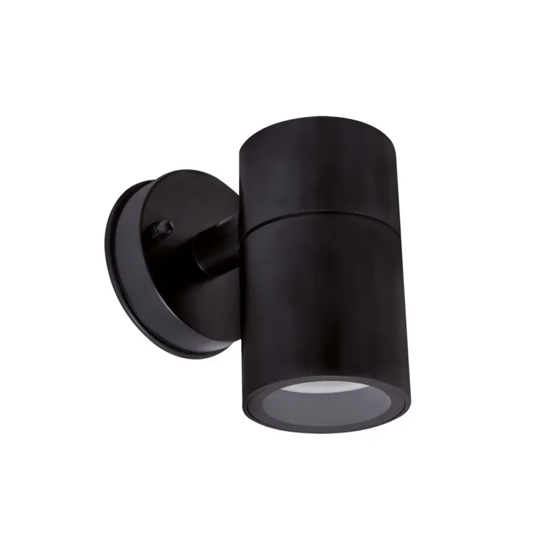 Hermetiškas sieninis lauko šviestuvas Gordon gu10 juodas