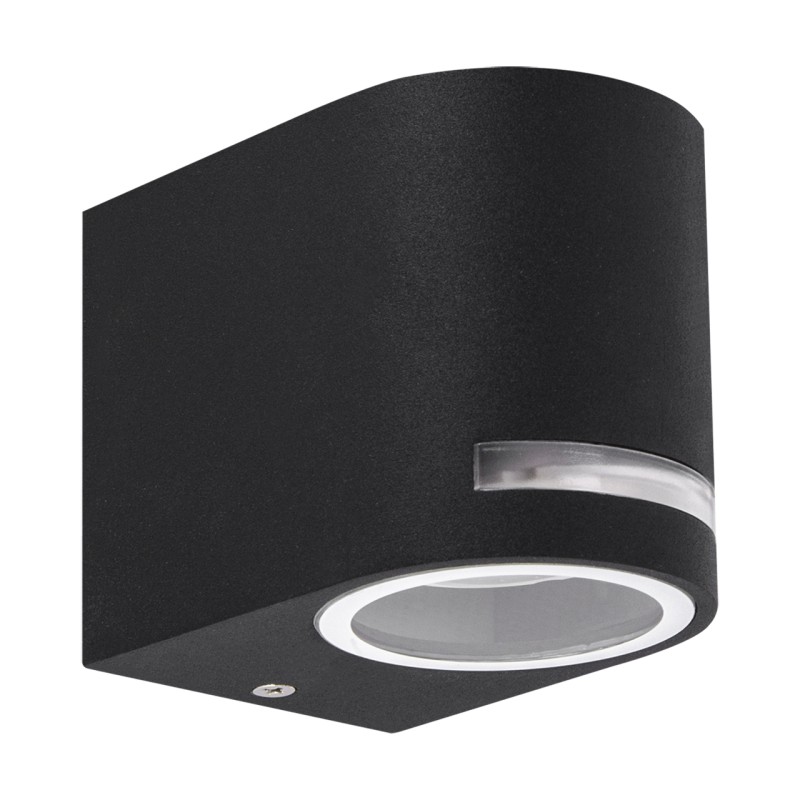 Hermetic fixture forest gu10 c black