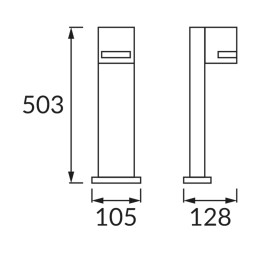 Garden luminaire forest 50 gu10 c