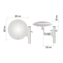 Universal antenna VILLAGE MOON V900, DVB-T2, FM, DAB, LTE/4G/5G Filter