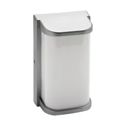 Lauko sieninis šviestuvas IP65 Norton LED d 10W sidabrinis nw