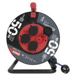 Kabelio ritė, atspari atmosferos poveikiui, 50 m, 4 x 1,5 mm, IP44, mėlyna