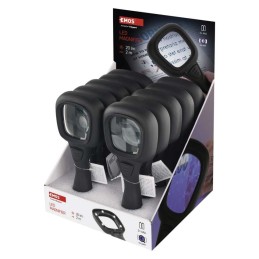 20 lm didinamojo stiklo su LED/UV apšvietimu