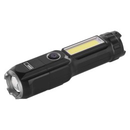 LED rechargeable plastic flashlight P3214, 150 lm