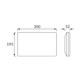 Morgan Led 20 W neutralus skaičių indikatorius