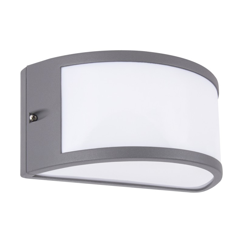 Hermetic fixture greta e27 dark grey