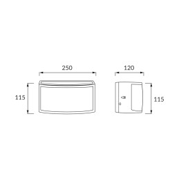 Ulkovalaisin greta e27 tummanharmaa