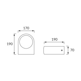 Limo e27 ulkovalaisin tummanharmaa