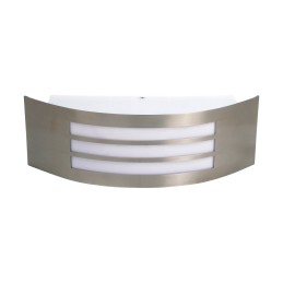 Hermetic ceiling light fitting bingo e e27 inox (mango hl238)