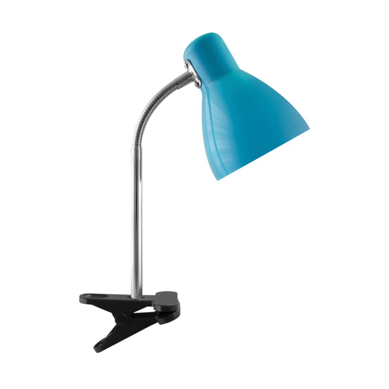 Desk lamp Kati e27 blue clip