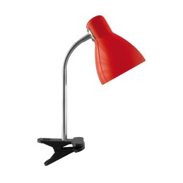 Desk lamp Kati e27 red clip