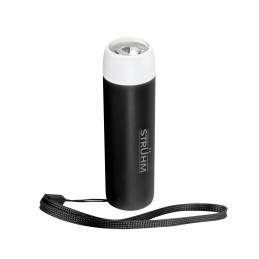 Flashlight LED Atom black rechargeable