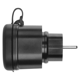 GoSmart EMOS WiFi IP44 älykäs pistorasia, musta