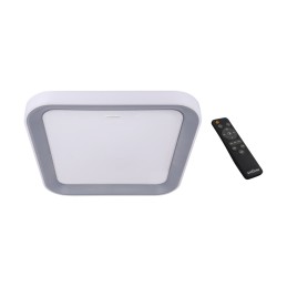 LED lubų šviestuvas/lubų lempa Ariel su nuotolinio valdymo pultu, kvadratinė 48 W CCT dimeris