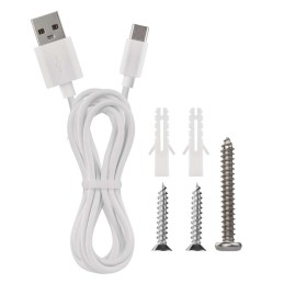 Universalus LED stalo šviestuvas, sieninis šviestuvas, naktinis šviestuvas „Abbie“ įkraunamas baltas