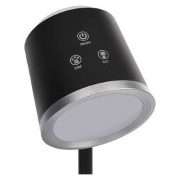 Universalus LED stalo šviestuvas, sieninis šviestuvas, naktinis šviestuvas „Abbie“ įkraunamas juodas