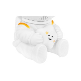 LED/lasertähtiprojektori Astro 125mm pöytä valkoinen