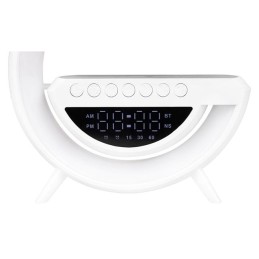 Radio, clock, charger, speaker, LED lamp RGB 5w 235mm