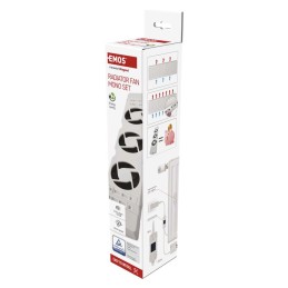 Радиаторный вентилятор Mono, термостат, комплект, белый