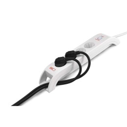 Удлинительный провод с защитой от перегрузки EMOS 4 розетки 2м белый