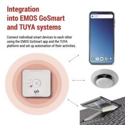 CO2 andur/ alarm EMOS GoSmart WiFi TCS0101W