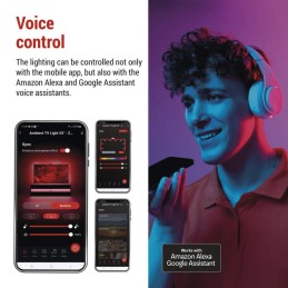 LED aplinkos RGB apšvietimas TV 55 (139 cm) EMOS GoSmart WiFi