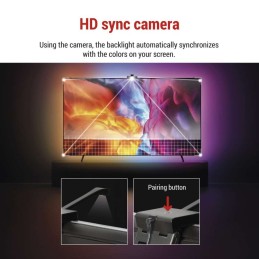 LED aplinkos RGB apšvietimas TV 55 (139 cm) EMOS GoSmart WiFi