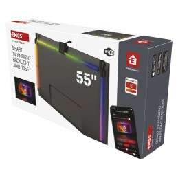 LED aplinkos RGB apšvietimas TV 55 (139 cm) EMOS GoSmart WiFi