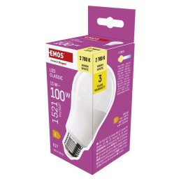 LED Bulb Classic A60 / E27 / 13W (100W) / 1521lm / warm white