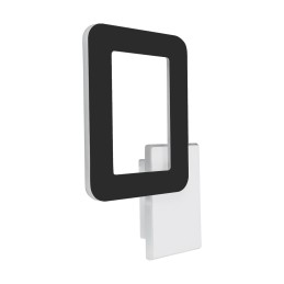 Sieninis šviestuvas Hop Led 12 W 4200 K juodas/baltas