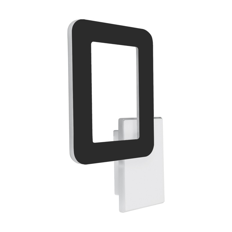 Sieninis šviestuvas Hop Led 12 W 4200 K juodas/baltas