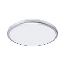 Hermetic ceiling light fitting LED planar led 24w silver nw