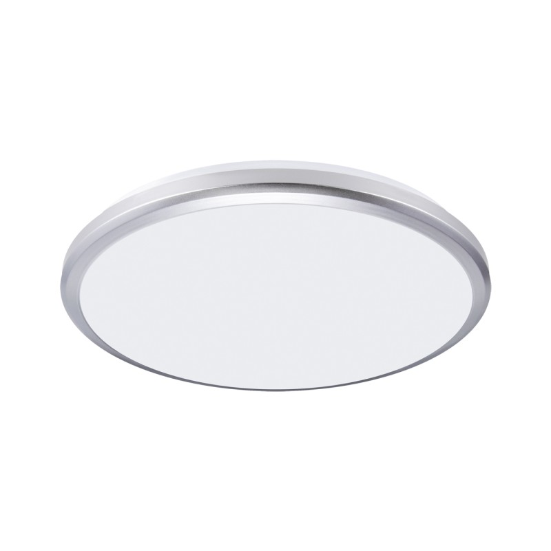 Hermetic ceiling light fitting LED planar led 24w silver nw