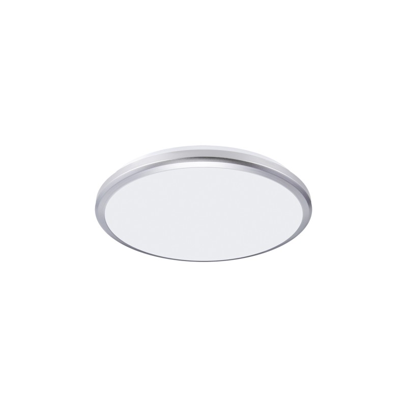 Hermetic ceiling light fitting LED planar led 12w silver nw