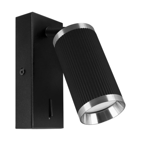 Decorative fitting frida wll gu10 black/chrome