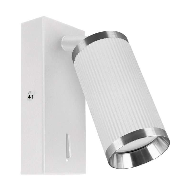 Decorative fitting frida wll gu10 white/chrome