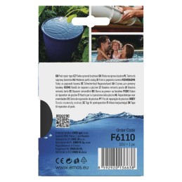 Remontinė juosta baseinams, juoda Emos 1 m x 100 mm