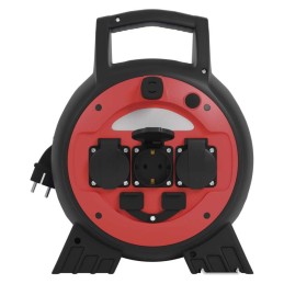 Pailginimo laidas EMOS būgnas 20 m 3 lizdai 2xUSB LED