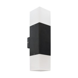 Sodo šviestuvas/lauko šviestuvas Gryf dvigubas e27 juodas