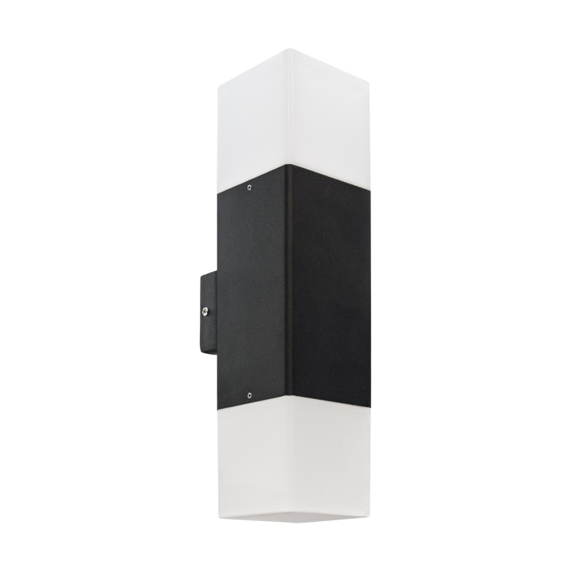 Sodo šviestuvas/lauko šviestuvas Gryf dvigubas e27 juodas